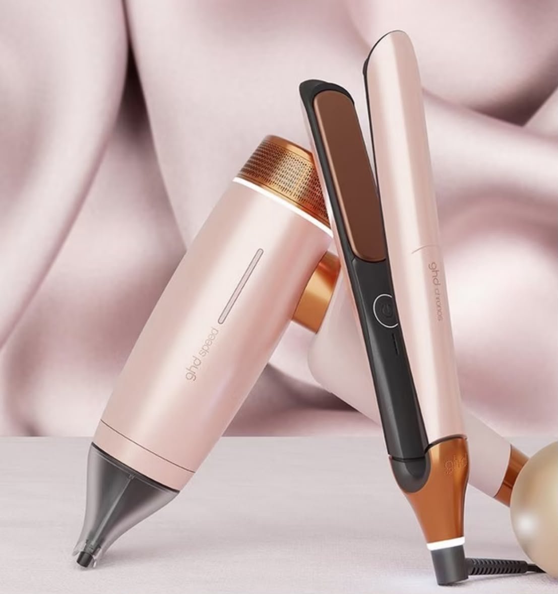NUOVO GHD DELUXE GIFT SET ASCIUGACAPELLI E PIASTRA CASHEMERE COLLECTION - immagine 2
